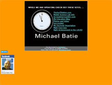 Tablet Screenshot of michaelbatie.com